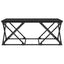 Sofabord Sort eg 100 x 49 x 40 cm Konstrueret træ