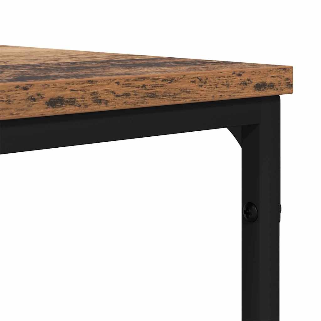 Sofabord Gammelt træ 100 x 100 x 40 cm Konstrueret træ