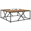 Sofabord Gammelt træ 100 x 100 x 40 cm Konstrueret træ