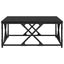 Sofabord Sort eg 70 x 70 x 30 cm Konstrueret træ