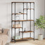 Bogreol Gammelt træ 99 x 35,5 x 176 cm Konstrueret træ