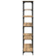 Bogreol 5 niveauer 99 x 35,5 x 176 cm Konstrueret træ