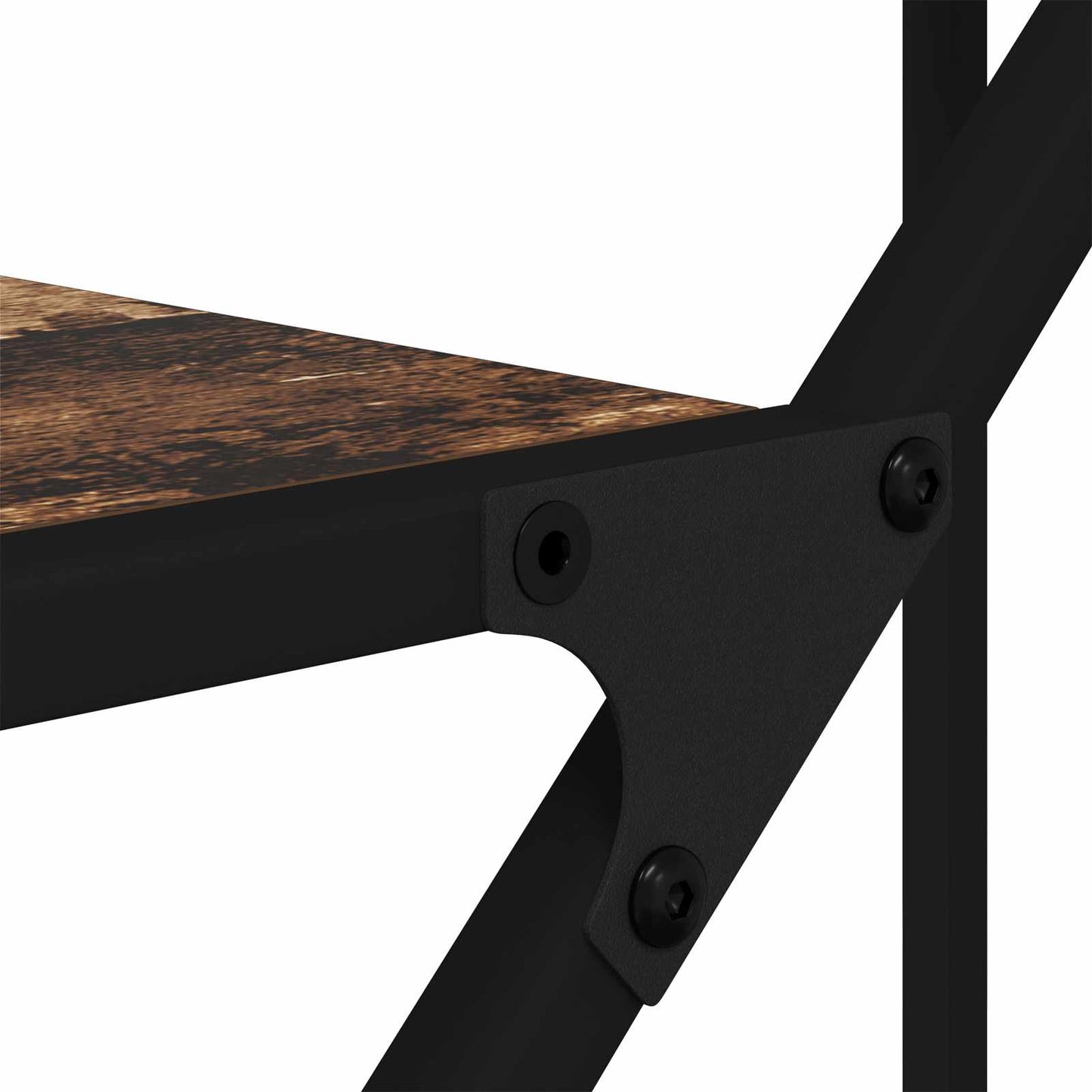 Bogreol Gammelt træ 91 x 36 x 176 cm Konstrueret træ