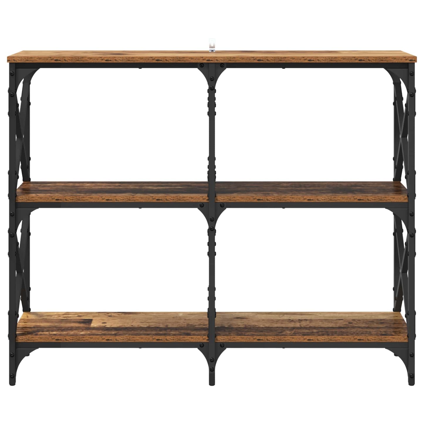 Konsolbord Gammelt træ 100 x 28 x 80,5 cm Konstrueret træ