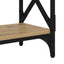 Konsolbord Artisan Egetræ 100 x 28 x 80,5 cm Konstrueret træ
