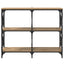 Konsolbord Artisan Egetræ 100 x 28 x 80,5 cm Konstrueret træ