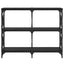 Konsolbord Sort eg 100 x 28 x 80,5 cm Konstrueret træ