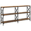 Konsolbord Gammelt træ 156 x 28 x 80,5 cm Konstrueret træ