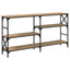 Konsolbord Artisan Egetræ 150 x 29 x 76,5 cm Konstrueret træ
