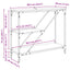 Konsolbord Gammelt træ 88,5 x 30 x 75 cm Konstrueret træ