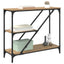 Konsolbord Artisan Egetræ 88,5 x 30 x 75 cm Konstrueret træ