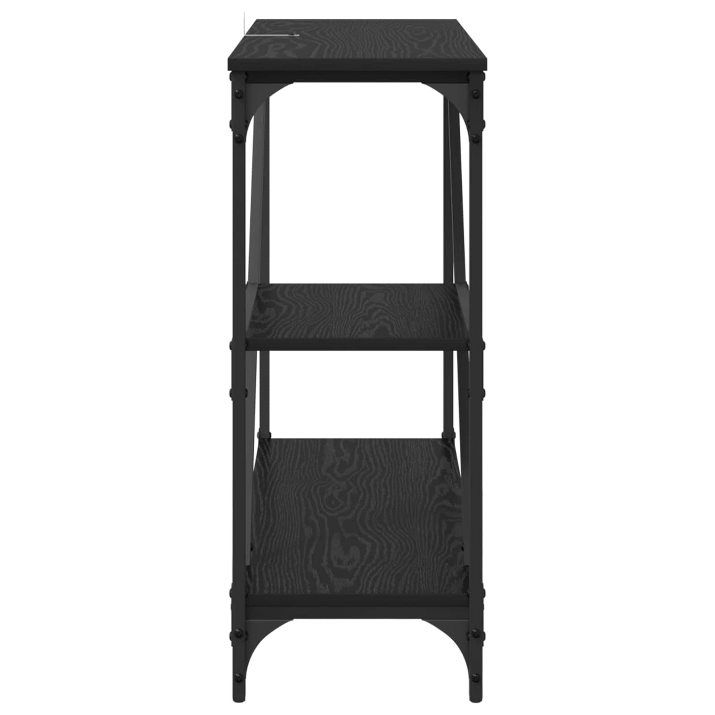 Konsolbord Sort eg 88,5 x 30 x 75 cm Konstrueret træ
