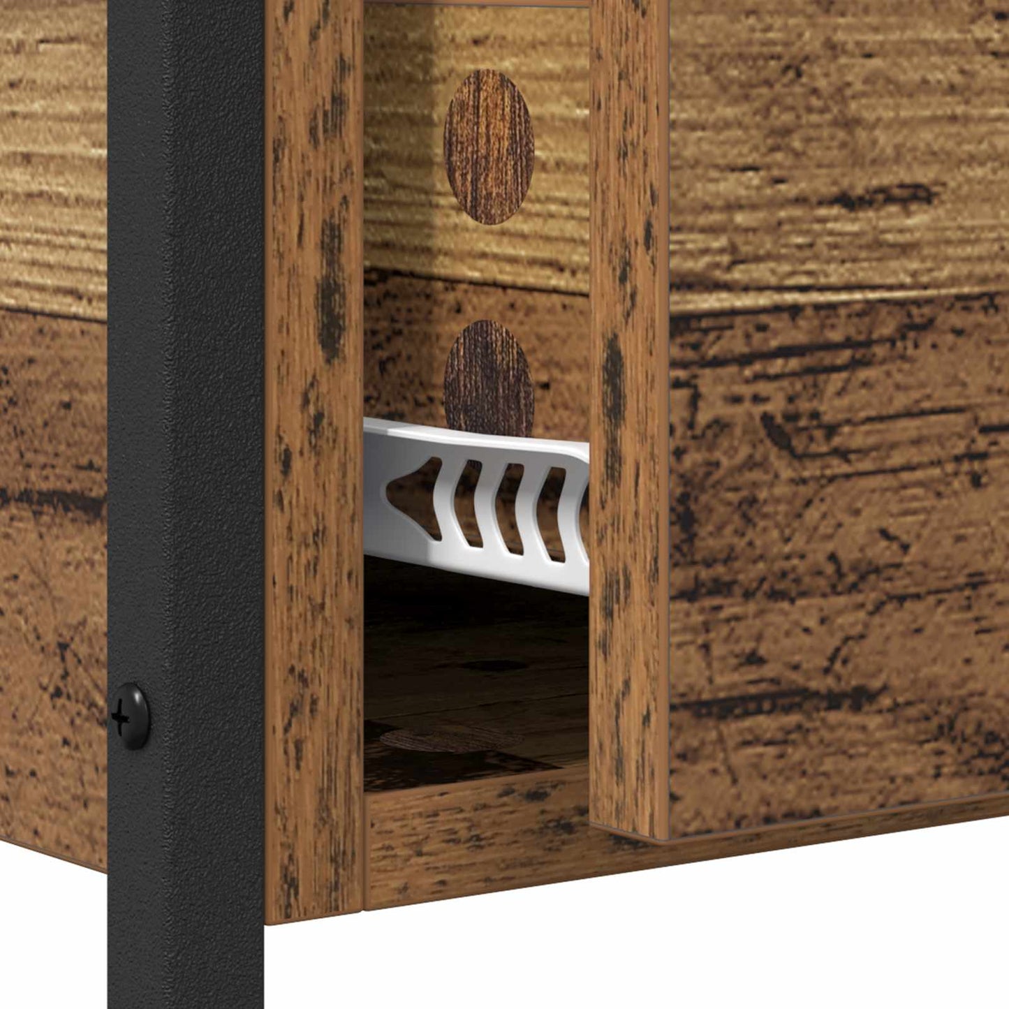 Konsolbord Gammelt træ 100 x 39 x 78,5 cm Konstrueret træ