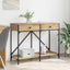 Konsolbord Artisan Egetræ 100 x 39 x 78,5 cm Konstrueret træ