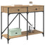 Konsolbord Artisan Egetræ 100 x 39 x 78,5 cm Konstrueret træ