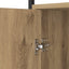 Sideboard Artisan Egetræ 100 x 35 x 80 cm Konstrueret træ