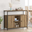 Sideboard Artisan Egetræ 100 x 35 x 80 cm Konstrueret træ