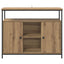 Sideboard Artisan Egetræ 100 x 35 x 80 cm Konstrueret træ