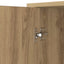 Sideboard Artisan Egetræ 100 x 33 x 75 cm Konstrueret træ
