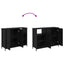Sideboard Sort eg 100 x 33 x 75 cm Konstrueret træ