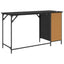 Computerbord Sort eg 131 x 48 x 75 cm Konstrueret træ