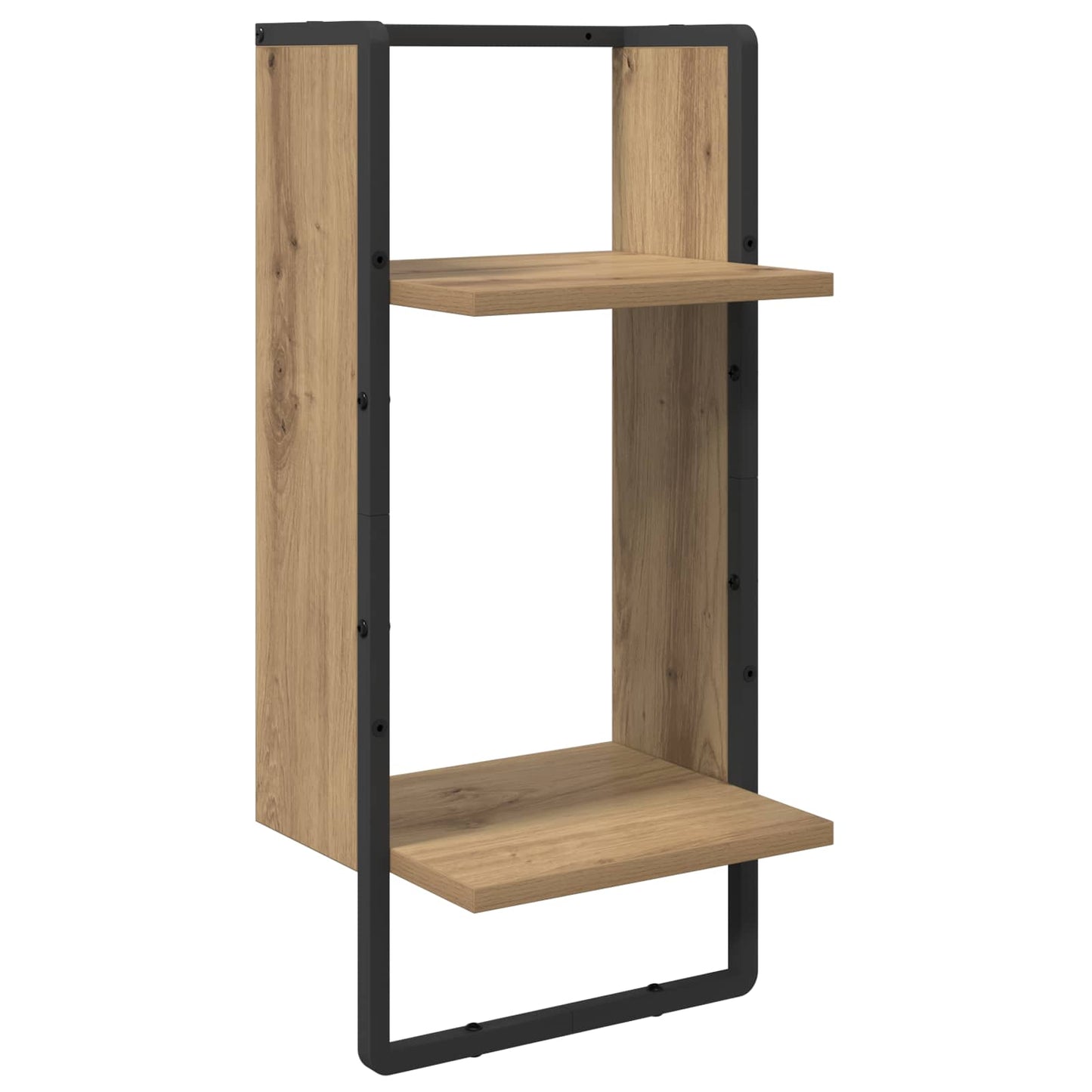 Væghyldesæt Vægmonteret 6 pcs Artisan Egetræ 100 x 25 x 30 cm