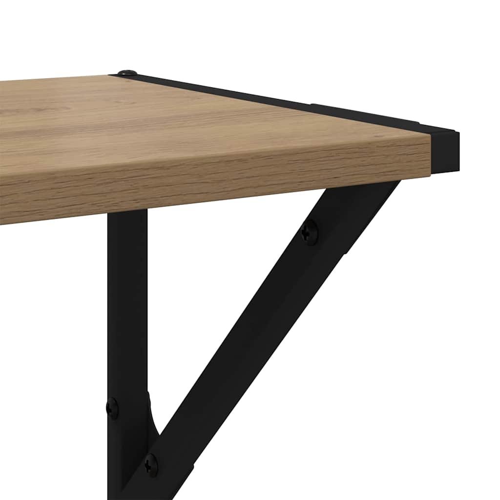 Væghylder Vægmonteret 2 pcs Artisan Egetræ 60 x 25 x 25,5 cm