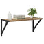 Væghylder Vægmonteret 2 pcs Artisan Egetræ 60 x 25 x 25,5 cm