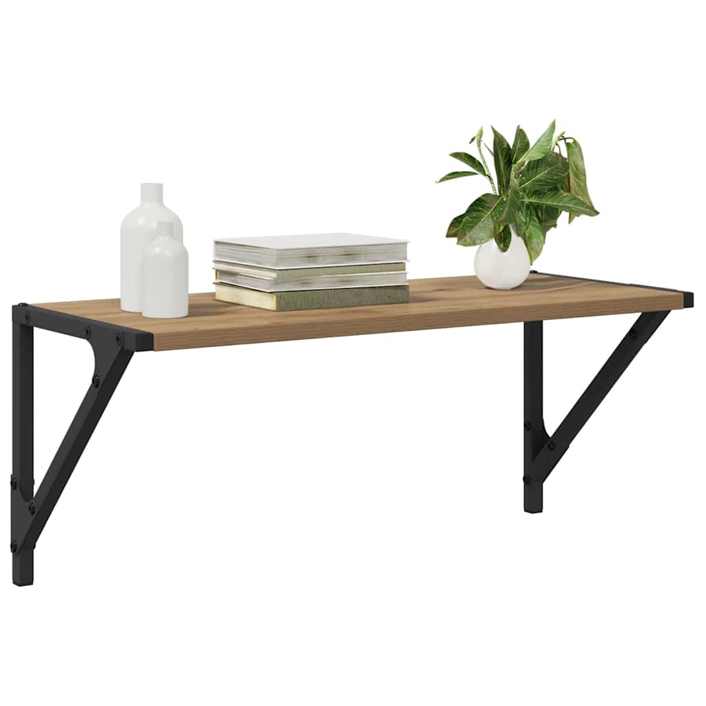 Væghylder Vægmonteret 2 pcs Artisan Egetræ 60 x 25 x 25,5 cm