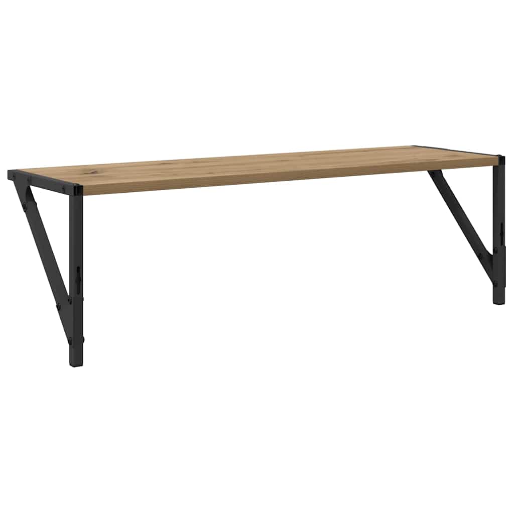 Væghylder Vægmonteret 2 pcs Artisan Egetræ 80 x 25 x 25,5 cm