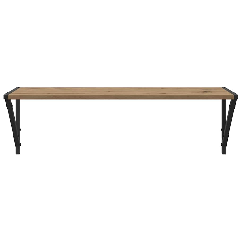 Væghylder Vægmonteret 2 pcs Artisan Egetræ 80 x 25 x 25,5 cm