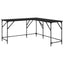 Bord Sort eg 149 x 149 x 75 cm Konstrueret træ