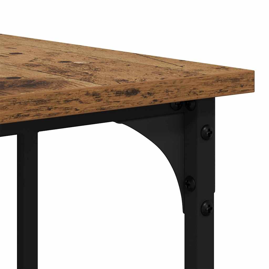 Bord Gammelt træ 139 x 139 x 75 cm Konstrueret træ