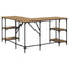 Bord Artisan Egetræ 139 x 139 x 75 cm Konstrueret træ