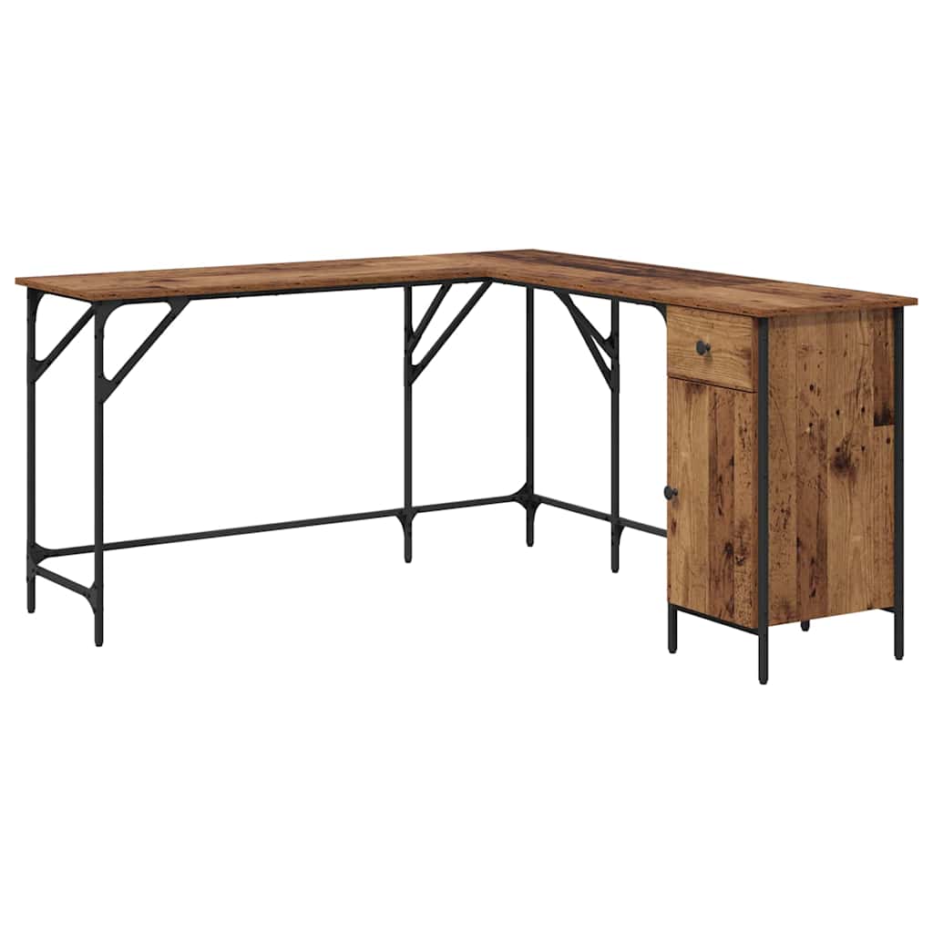 Bord Gammelt træ 141 x 141 x 75 cm Konstrueret træ