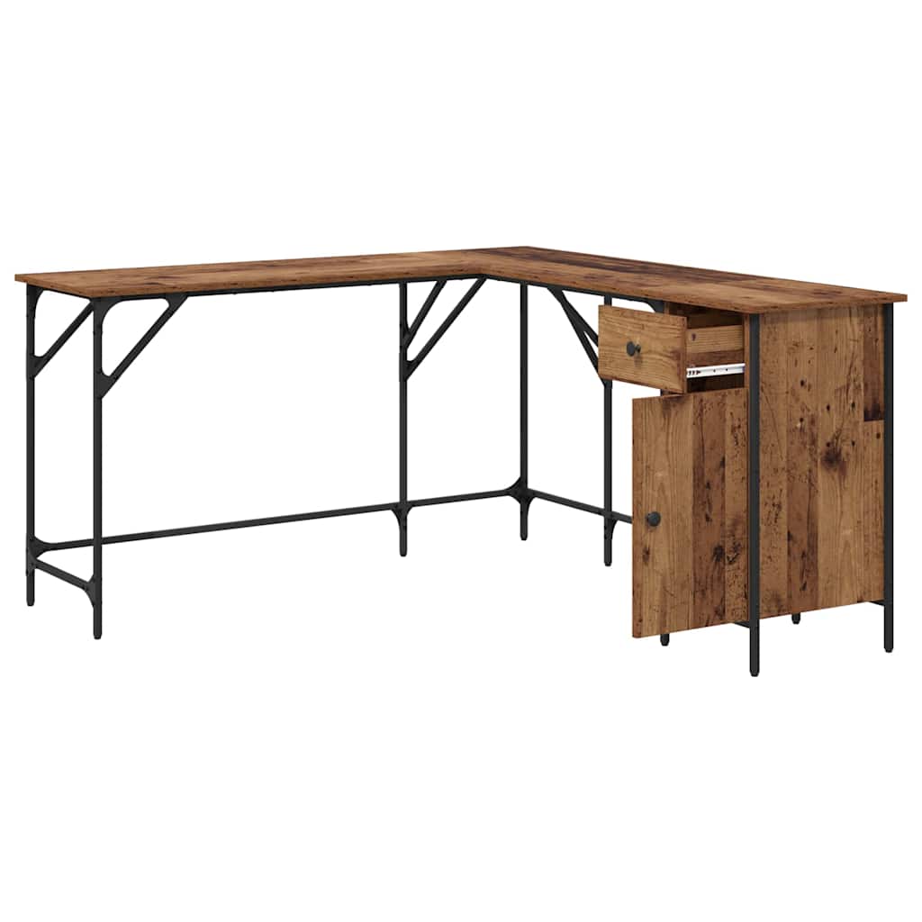 Bord Gammelt træ 141 x 141 x 75 cm Konstrueret træ