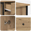 Bord Artisan Egetræ Konstrueret træ 141 x 141 x 75 cm