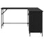 Bord Sort eg 141 x 141 x 75 cm Konstrueret træ