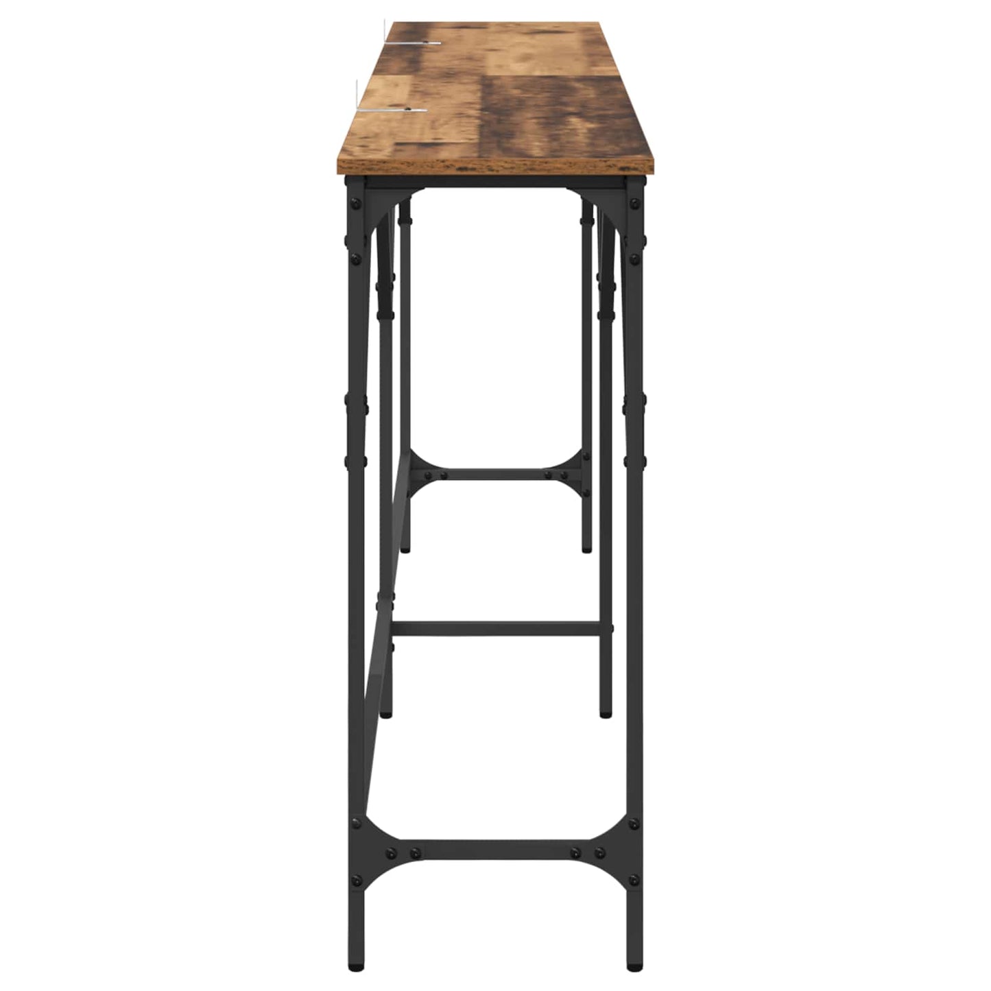 Konsolbord Gammelt træ 180 x 30 x 75 cm Konstrueret træ