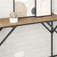 Konsolbord Artisan Egetræ 180 x 30 x 75 cm Konstrueret træ