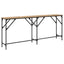 Konsolbord Artisan Egetræ 180 x 30 x 75 cm Konstrueret træ