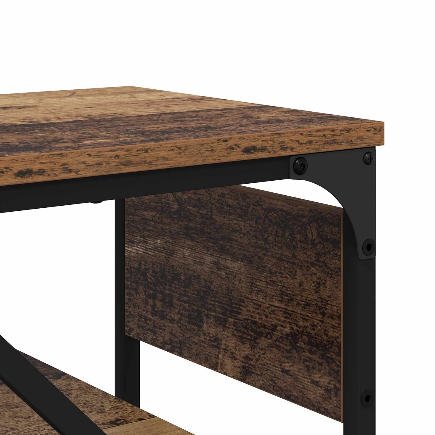 Konsolbord Gammelt træ 105x30x75cm Konstrueret træ