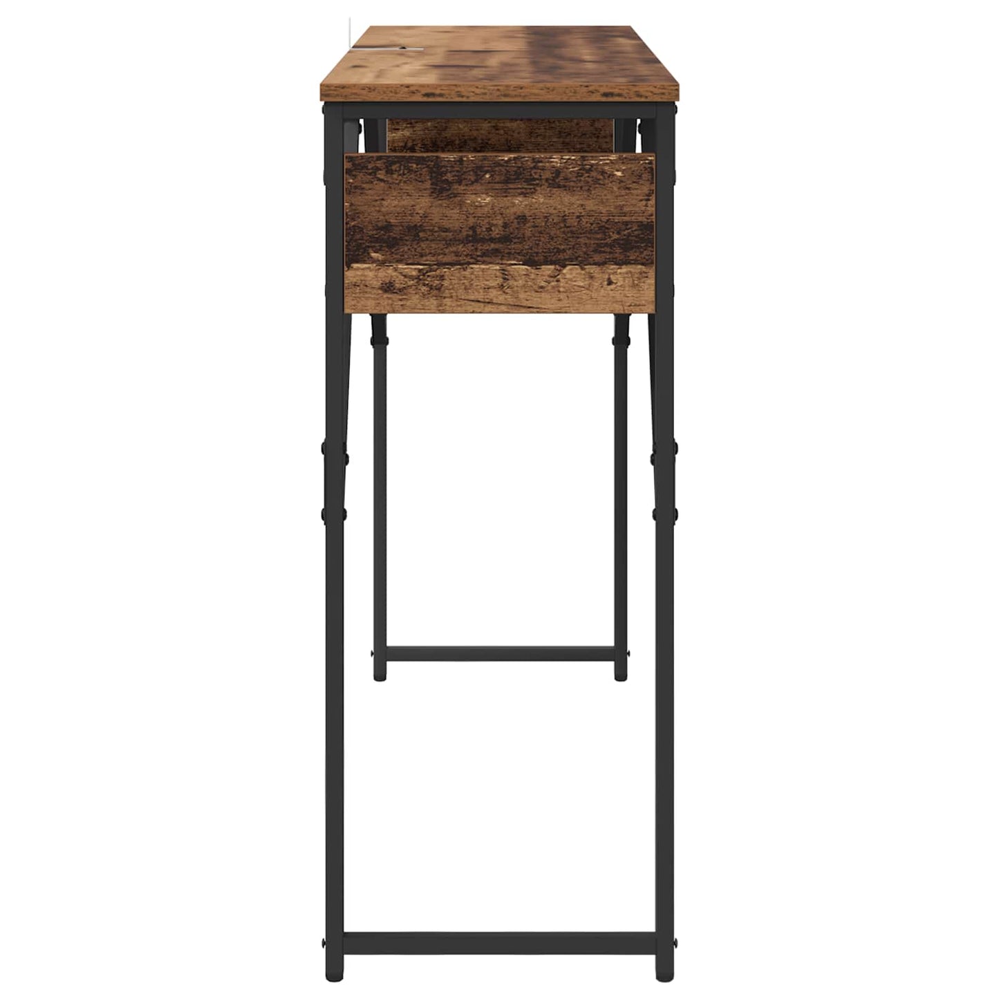 Konsolbord Gammelt træ 105x30x75cm Konstrueret træ