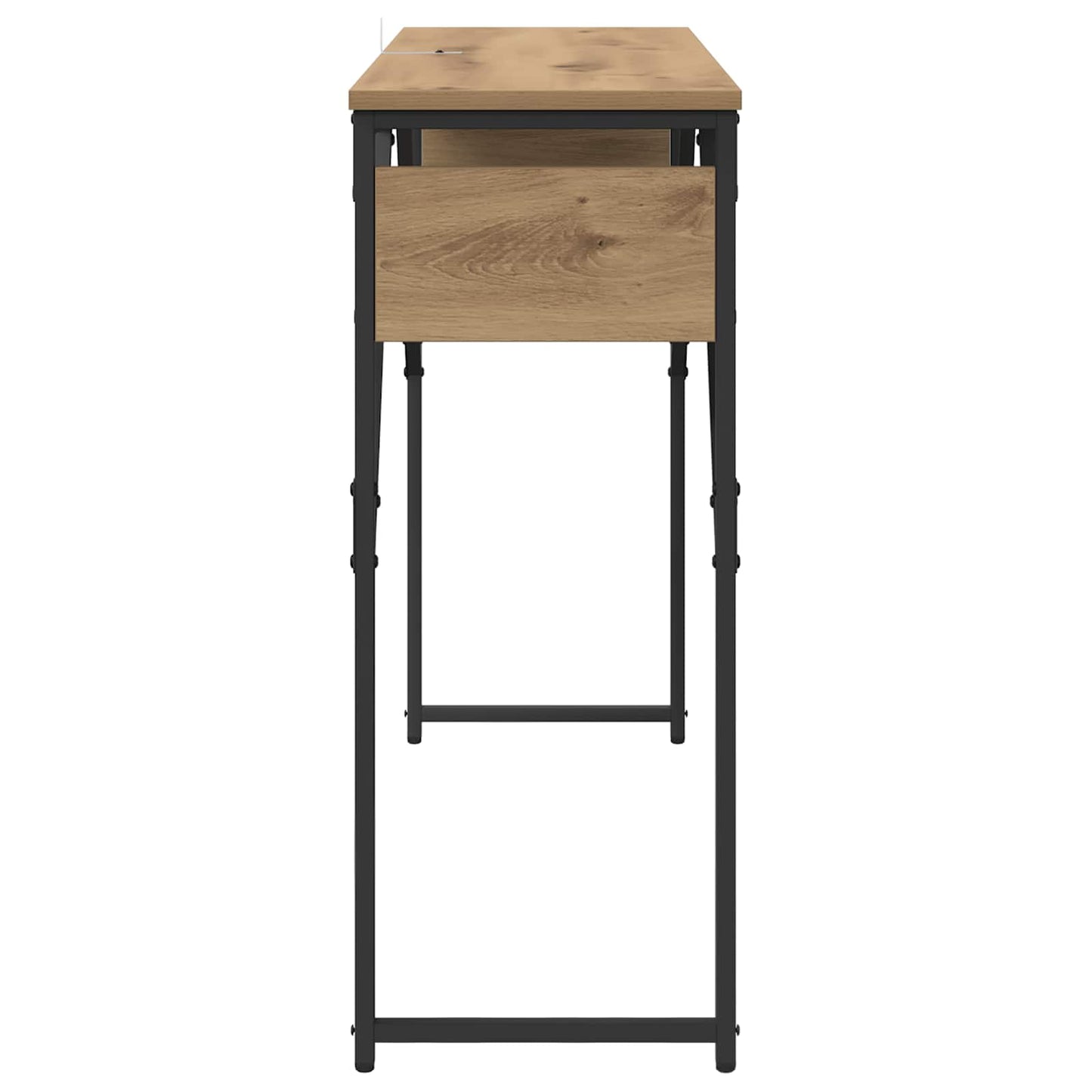 Konsolbord Artisan Egetræ Konstrueret træ 105x30x75cm