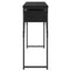 Konsolbord Sort eg 105x30x75cm Konstrueret træ