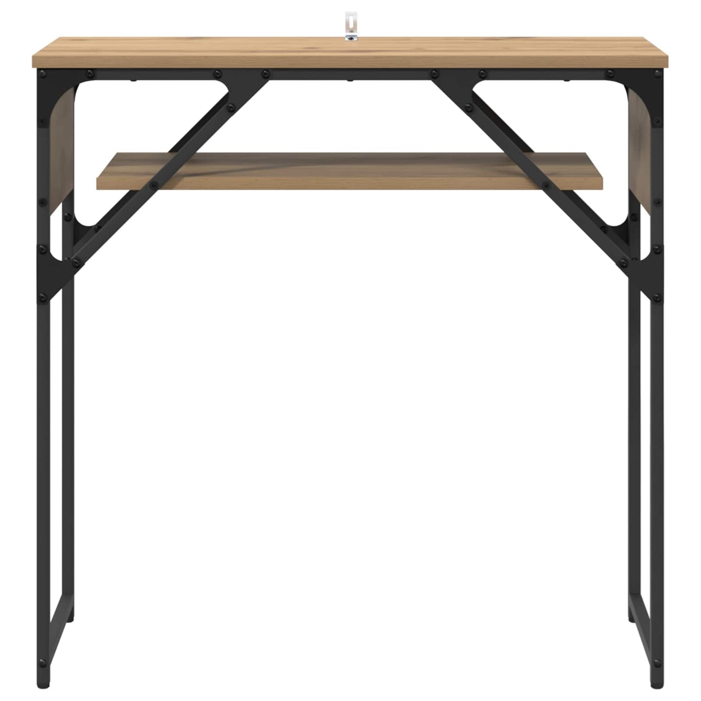 Konsolbord Artisan Egetræ Konstrueret træ 75x30x75cm