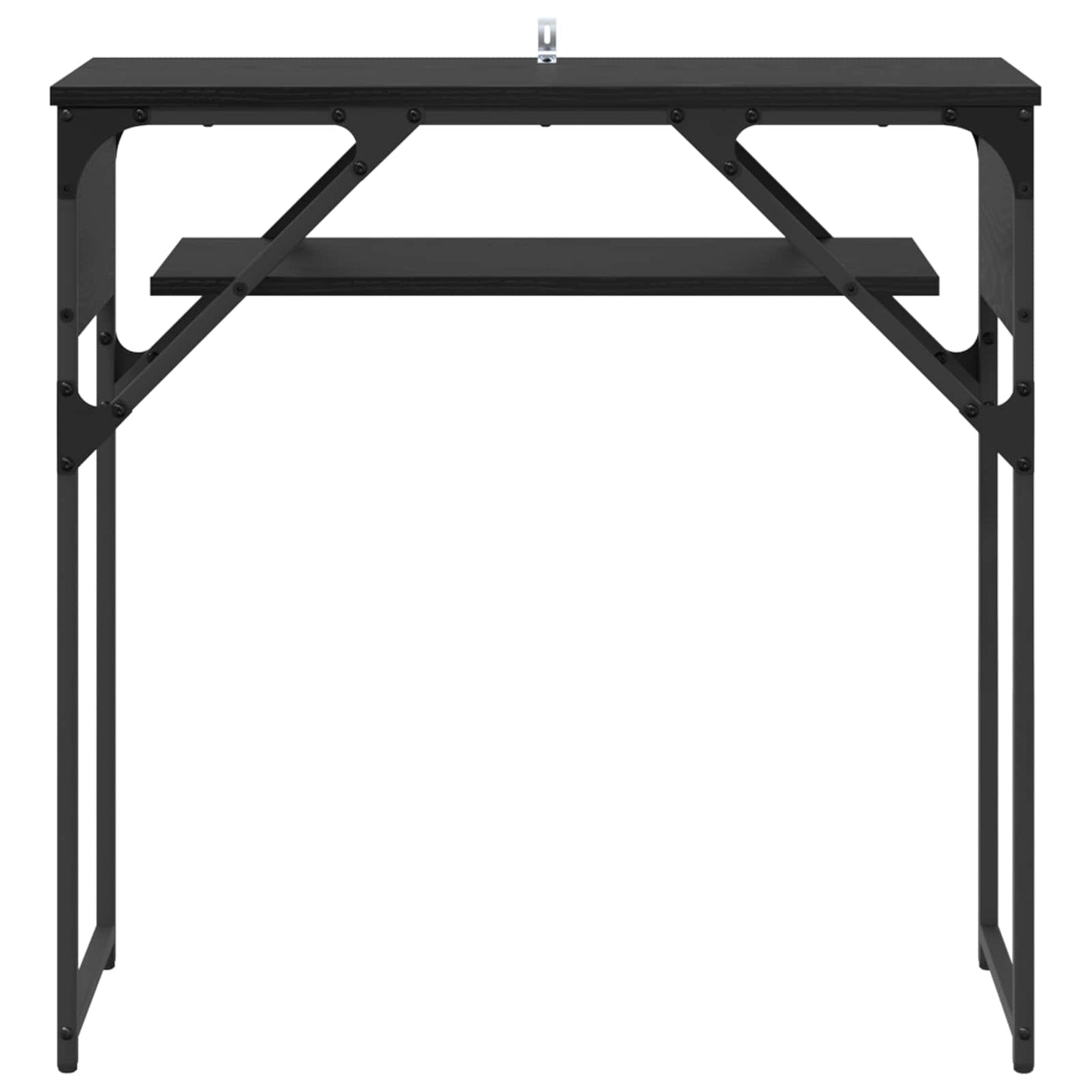 Konsolbord Sort eg 75x30x75cm Konstrueret træ
