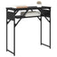 Konsolbord Sort eg 75x30x75cm Konstrueret træ