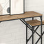 Konsolbord 2 stk. Artisan Egetræ 100 x 28 x 75 cm