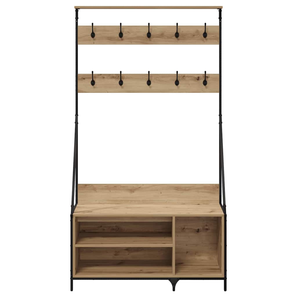 Tøjstativ Artisan Egetræ 100 x 41 x 184 cm Konstrueret træ